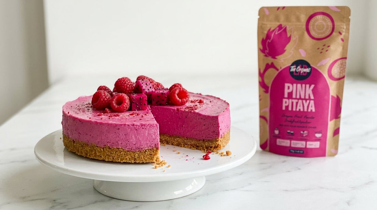 No-Bake Pink Pitaya Cheesecake Recipe – Easy Dragon Fruit Cheesecake