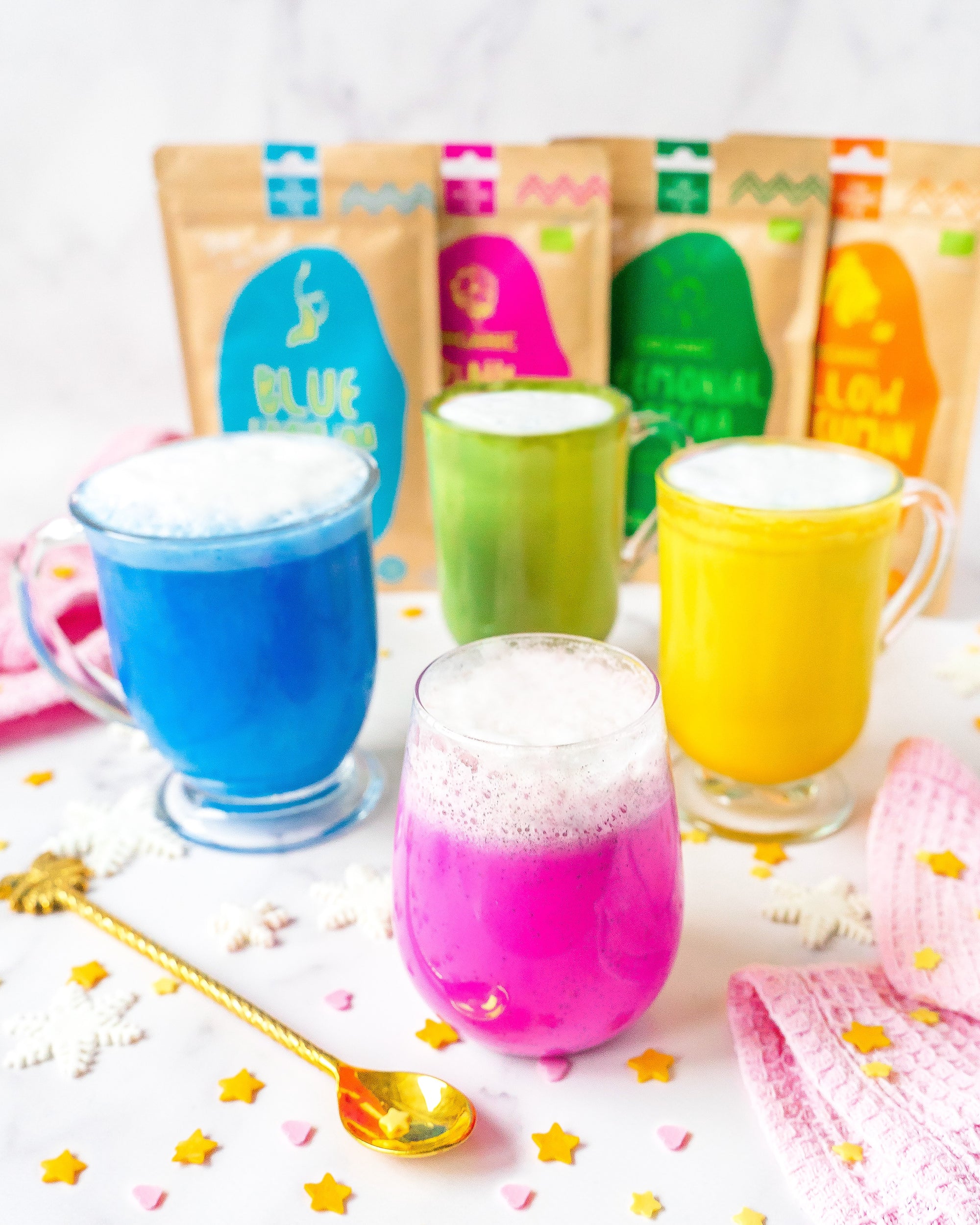 Rainbow Lattes!