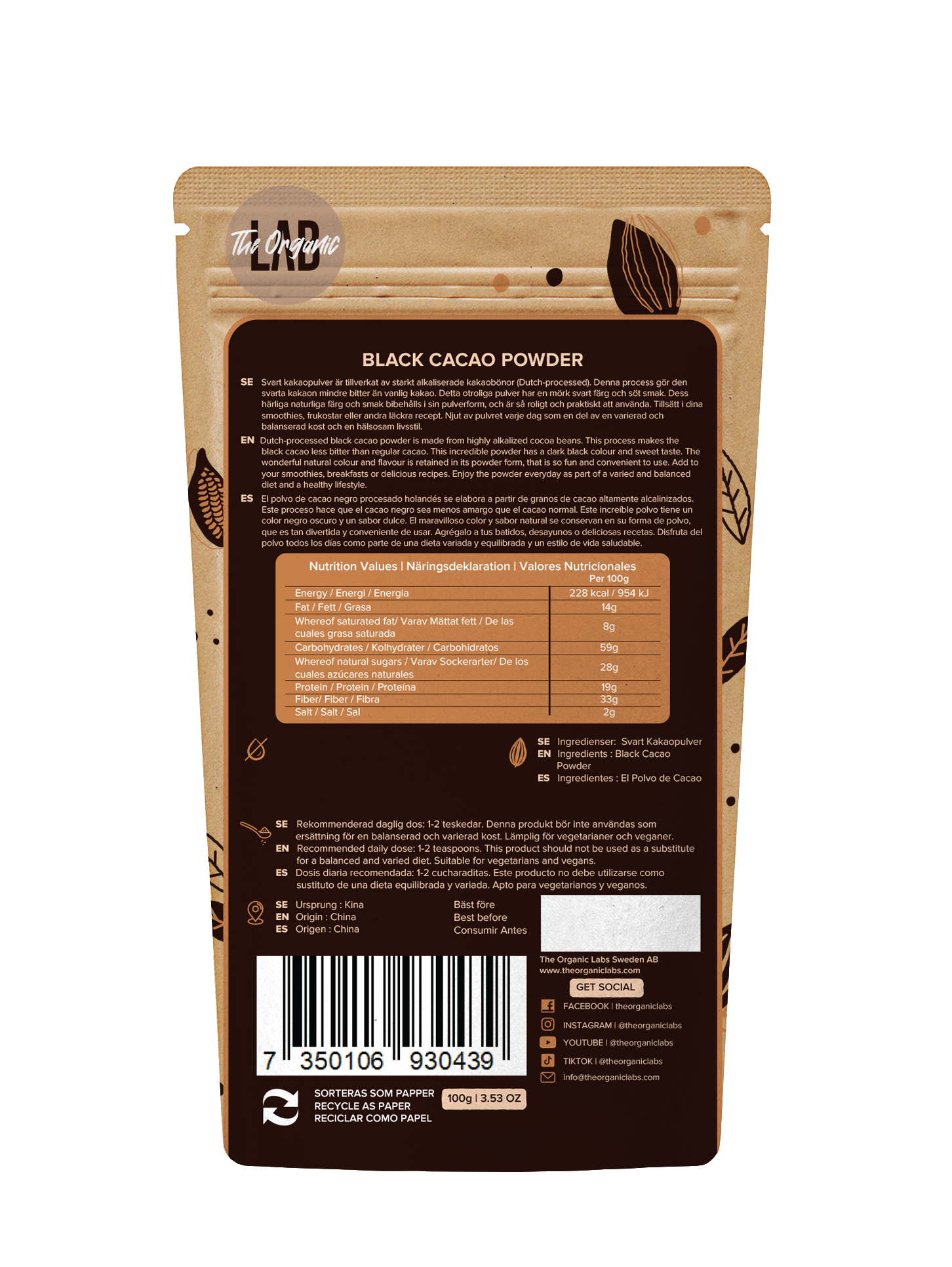Black Cacao Powder