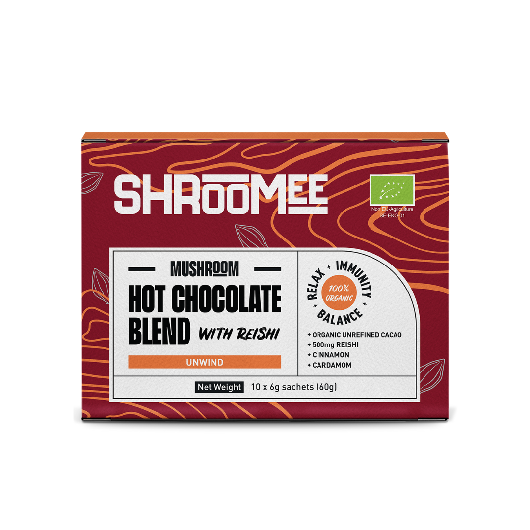 Organic Mushroom Hot Chocolate Mix with Reishi