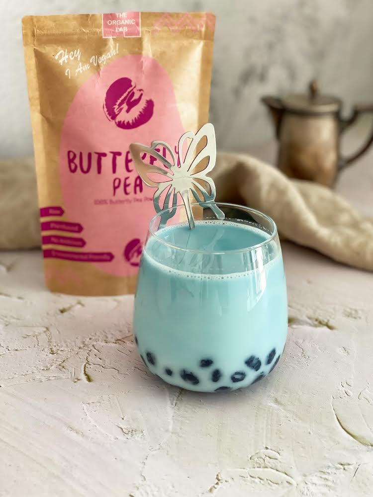 Butterfly Pea Bubble Tea - Boba