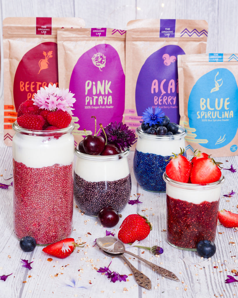 Rainbow Chia Jars + Plantbased Yoghurt