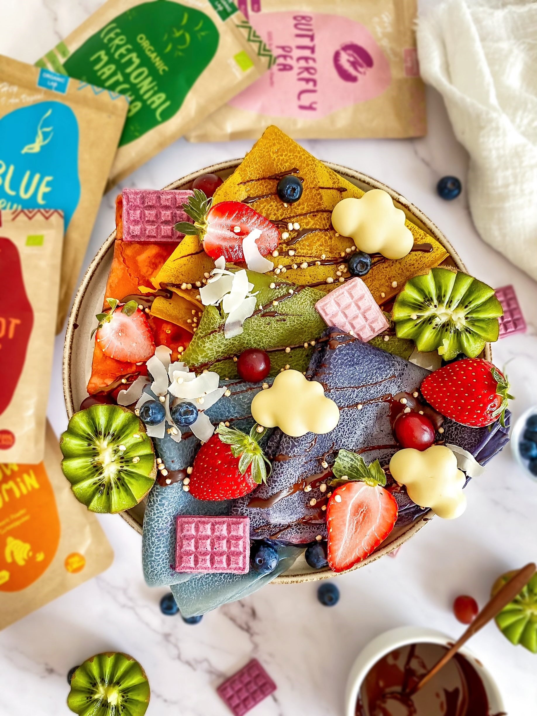 Rainbow Crepes
