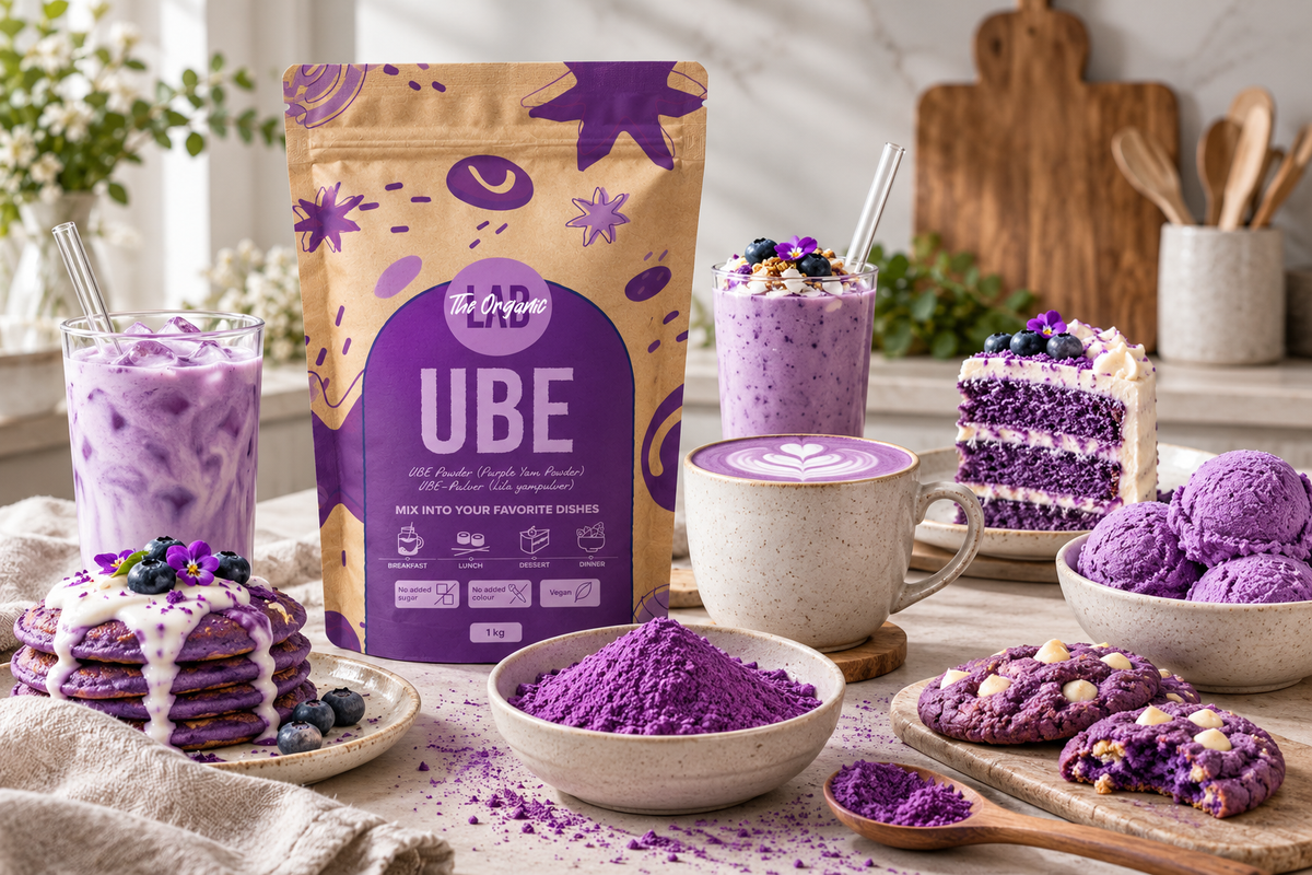 How to use Ube powder in lattes, baking, desserts, ice cream and other food applications