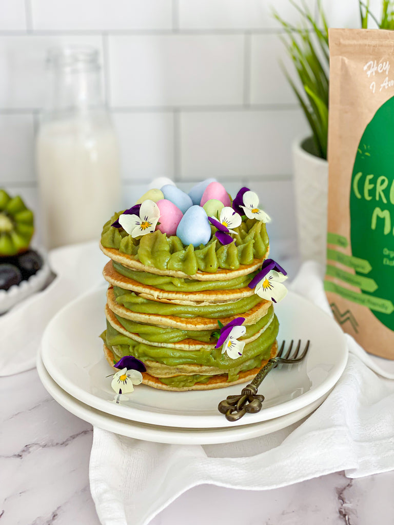 Easter pancake stack