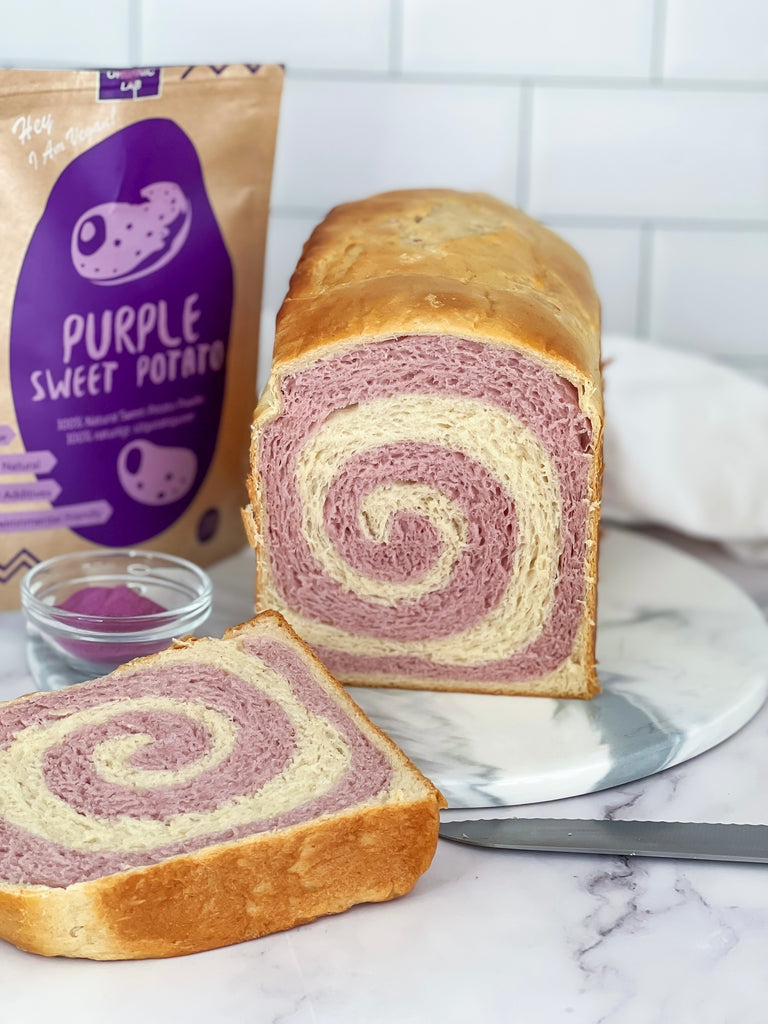 Purple Sweet Potato Milk Bread