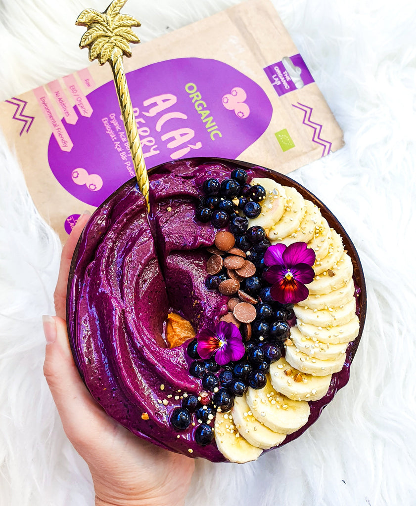 acai powder , organic acai powder , acai bowl, acai smoothie bowl , acai nicecream