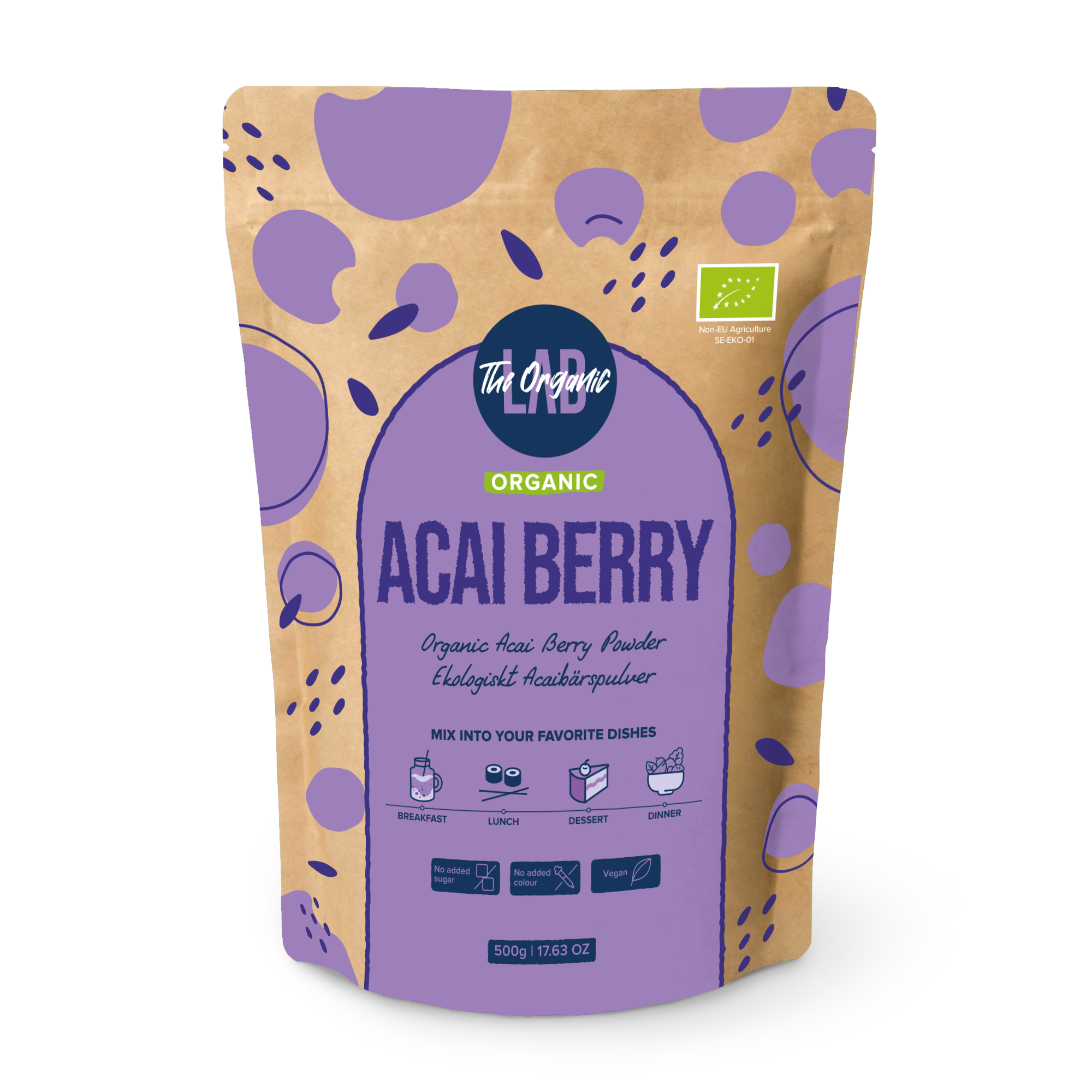 Polvo de Açaí Orgánico 500g