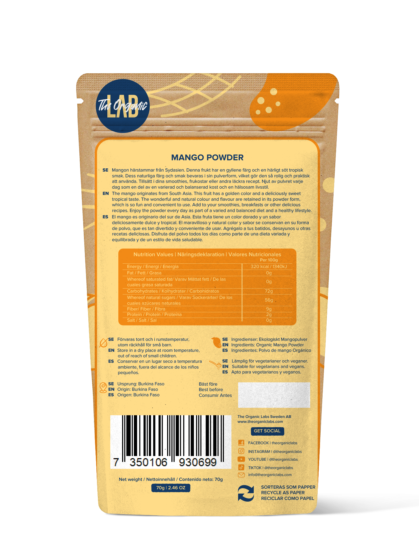 Organic Mango Powder
