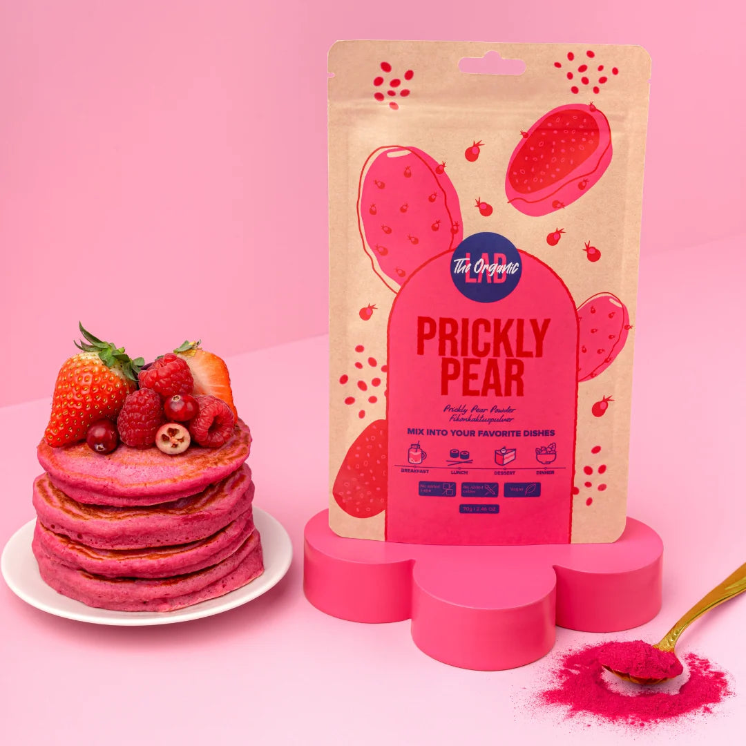 Prickly pear powder for pancakes – bulk Opuntia ficus-indica powder supplier Europe