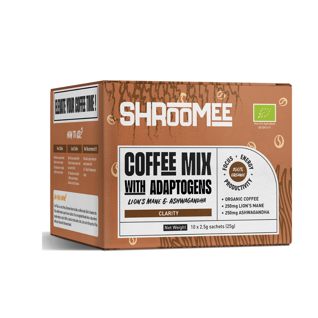 Organic Mushroom Coffee Mix Lions Mane & Ashwaganda