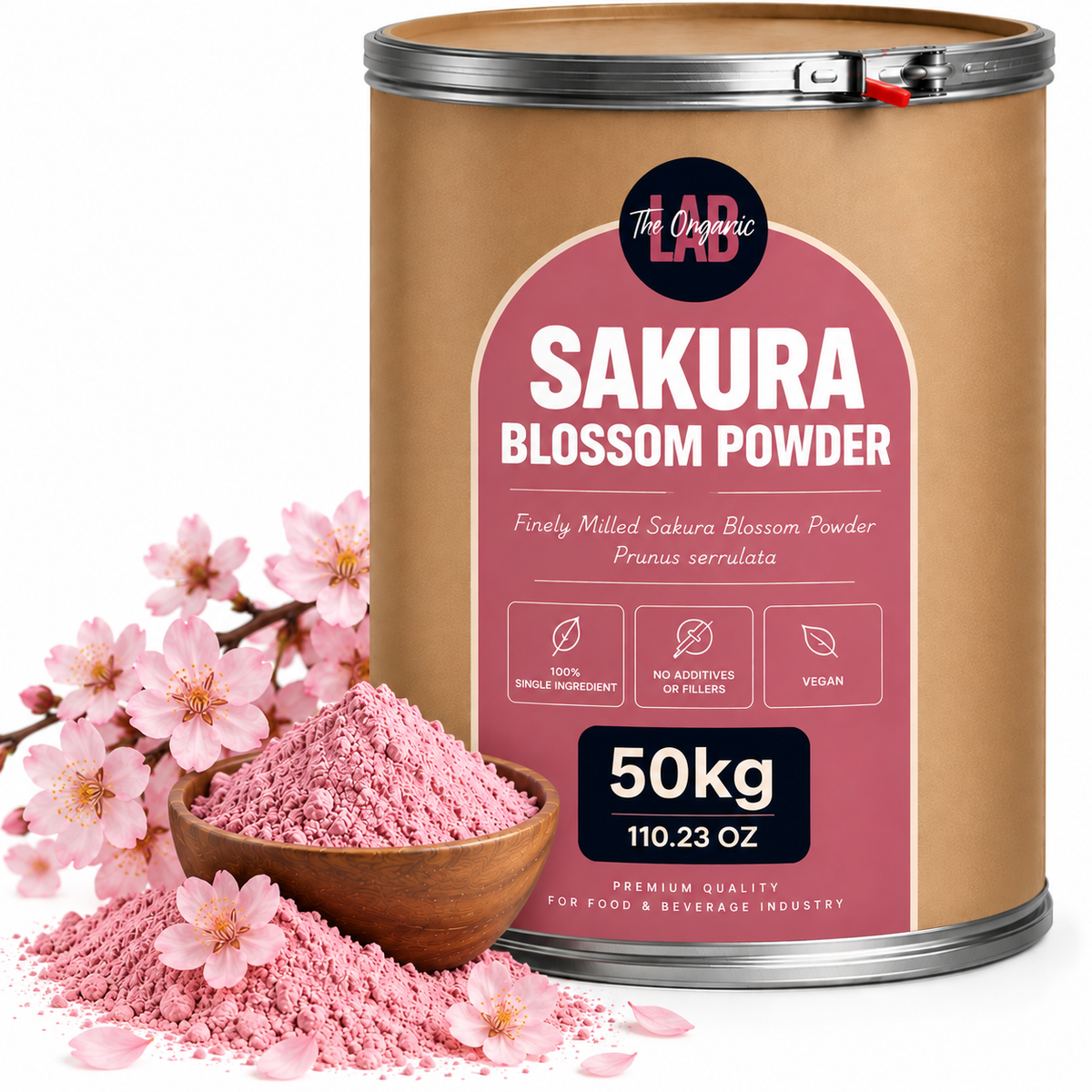Sakura-Blütenpulver in Großgebinden 50kg | Großhandelslieferant Europa