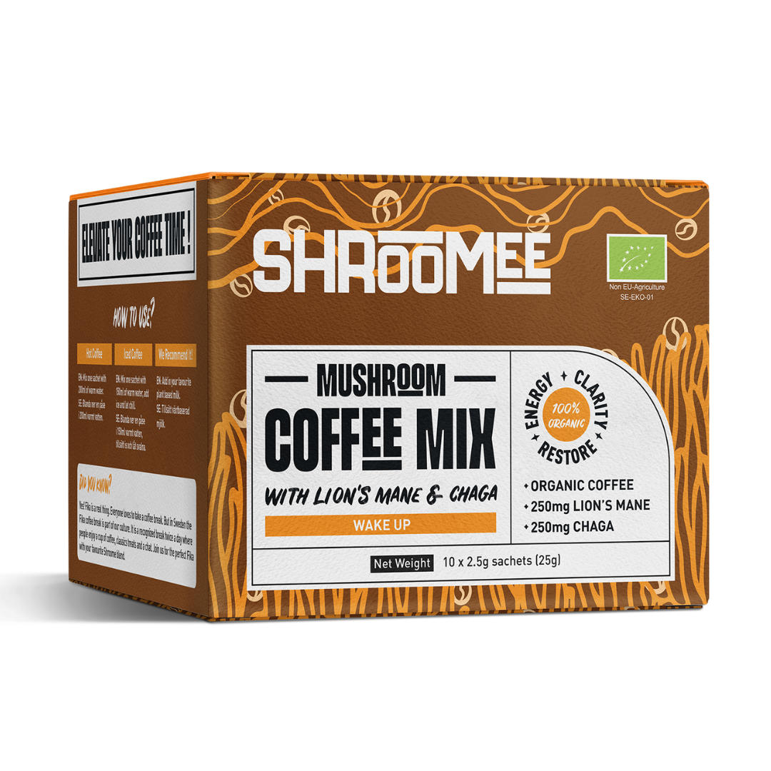 Organic Mushroom Coffee Lions Mane & Chaga 25g