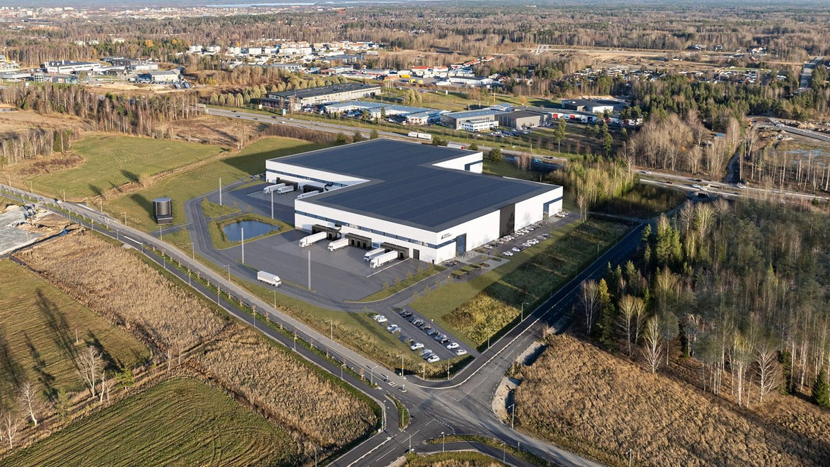 The Organic Labs logistics centre and warehouse in Örebro, Sweden
