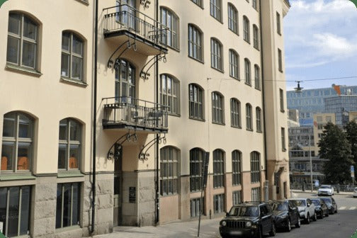 The Organic Labs office building at Kungsbro strand 29 in Stockholm